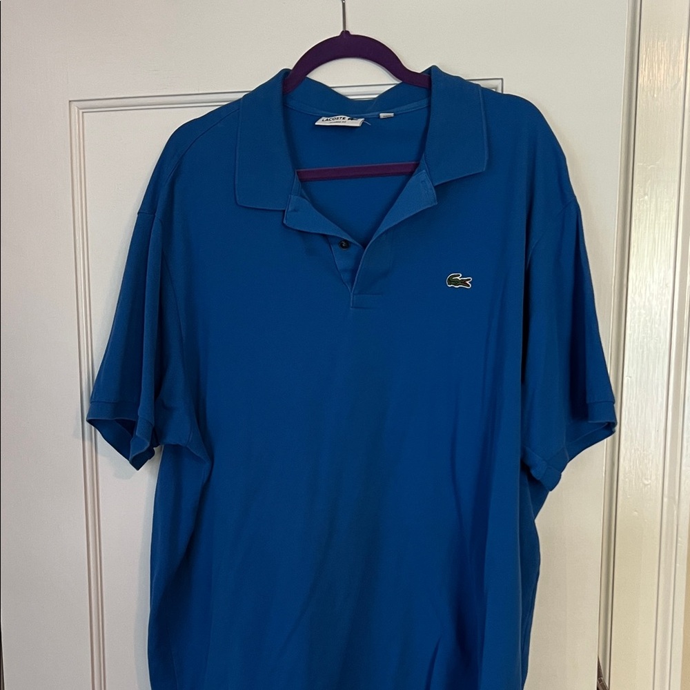 Lacoste Men's Vibrant Blue Polo Shirt